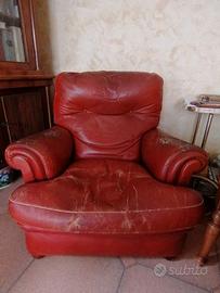 Poltrone in pelle FRAU