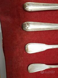 Servizio posate vintage placcate argento