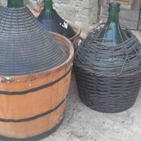 Damigiane diverse misure