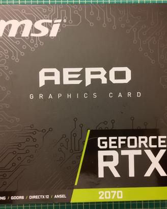 MSI NVIDIA GEFORCE RTX 2070 AERO 8 GB