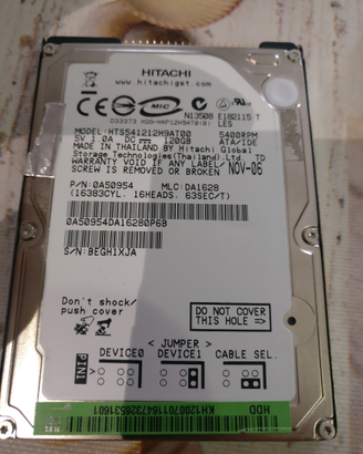 Hard disk 2,5" 120gb