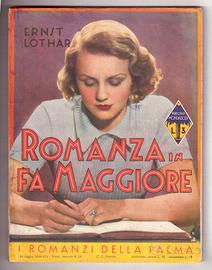 Ernst Lothar Romanza in Fa maggiore Mondadori 1936