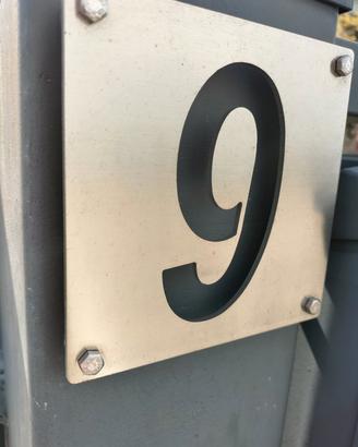 numeri civici personalizzati 