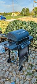 barbecue a gas