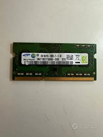RAM Samsung 2GB 1Rx8 PC3-12800S-11-11-B2 M471B5773