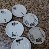 piatti ni in porcellana  della linea Bialetti Moka