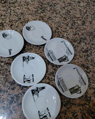 piatti ni in porcellana  della linea Bialetti Moka