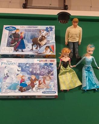 Elsa,Anna,Kristoff+2 puzzle di Frozen
