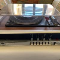 Giradischi Mangiadischi Minerva amplificato casse