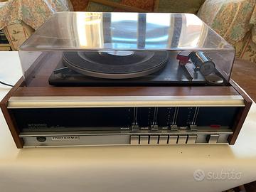 Giradischi Mangiadischi Minerva amplificato casse