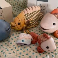 Pesce palla e pesce tropicale thun