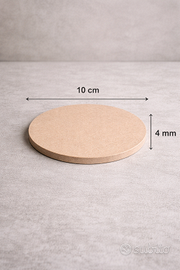 Dischi in legno MDF ,bricolage ,incisioni, pittura