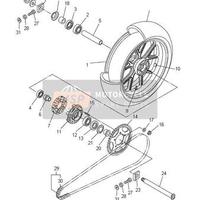 -Gomma parastrappi Yamaha R1 4B1253640000