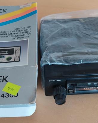 autoradio musicassette vintage alpha tek