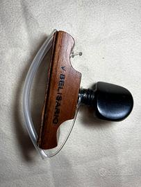 Capotasto per chitarra artigianale in legno nuovo