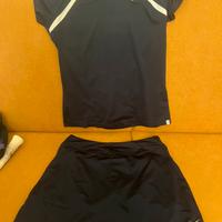 Completo tennis donna Nike maglietta e gonnellino