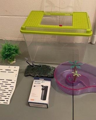 Acquario plastica e accessori
