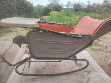 seggiolone dondolo anni 50/60 da restaurare 