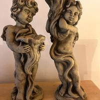 statuine in gesso per giardino