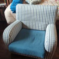 Poltrona comoda a quadri