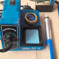 stazione di saldatura a stagno con accessori 