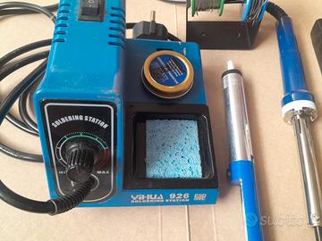 stazione di saldatura a stagno con accessori 