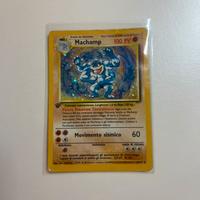 Pokemon Machamp set base prima edizione holo