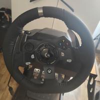 Postazione di guida Logitech G920 per xbox e pc