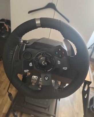 Postazione di guida Logitech G920 per xbox e pc