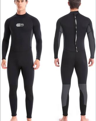 Muta intera GIMILIFE in neoprene da 3 mm Taglia S