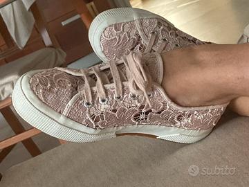 Superga rosa macrame Abbigliamento e Accessori In vendita a Caserta