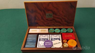 SCATOLA LEGNO POKER DAL NEGRO