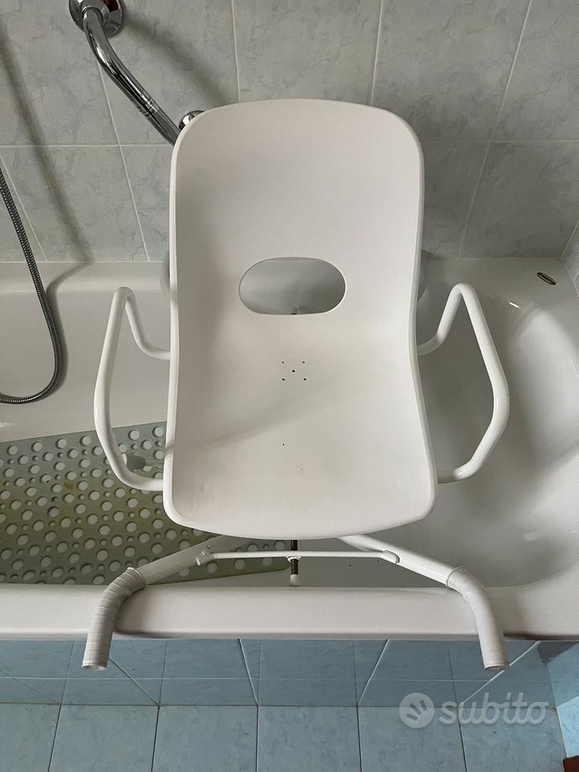 Sedia per vasca da bagno girevole in acciaio - Arredamento e