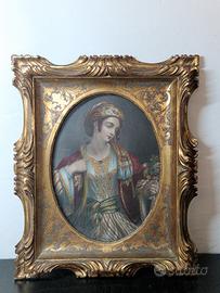 Antica Incisione 1850ca A Syrian Maid