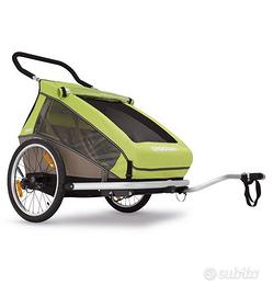 Carrello rimorchio bici per bambini Crooozer for 2