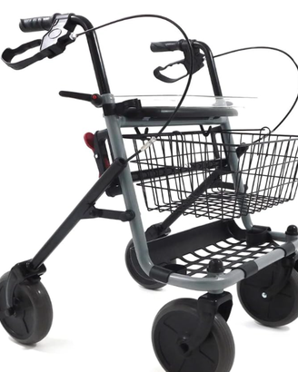 Deambulatore Girello per Anziani Pieghe Rollator