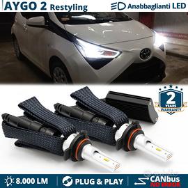 Kit LED HIR2 per Fari TOYOTA AYGO 2 6500K CANbus