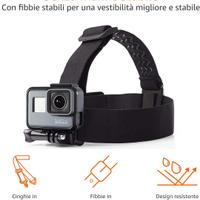 Basics Fascia da testa per fotocamera/videocamera 