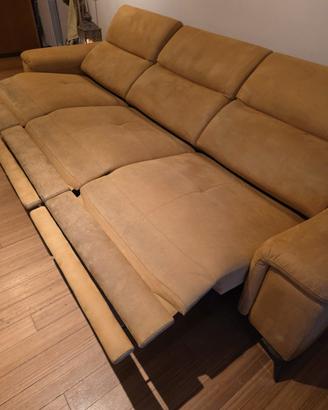 Divano Dondi 4 posti con relax elettrici
