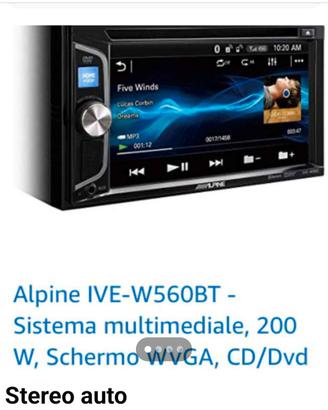 Alpine stereo auto
