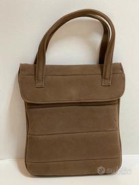 Borsetta vintage marrone tortora mini bag rétro