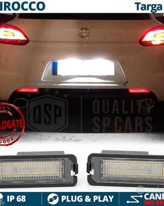 Placchette Luci Targa LED per VW Scirocco CANbus