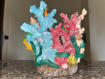 Decorazione Acquario Barriera Corallina Colorata