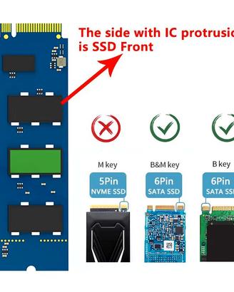 Adattatore USB mSATA M2 SSD Esterno 2.5" usb 3.0