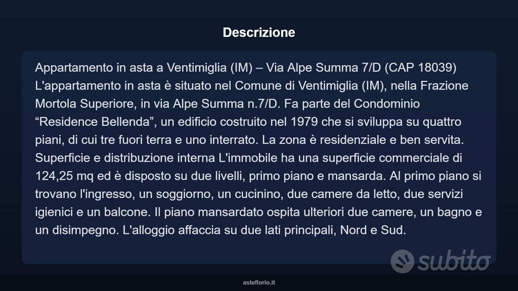 Appartamento – Ventimiglia, Sgorra - Vista 4