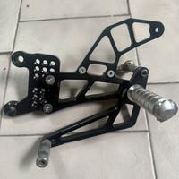 Pedane marcia freno regolabili Yamaha R6
