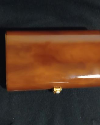 pochette in bachelite stile tartaruga