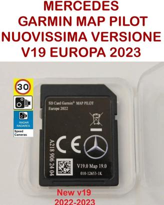 Mercedes sd garmin v19 map pilot con autovelox