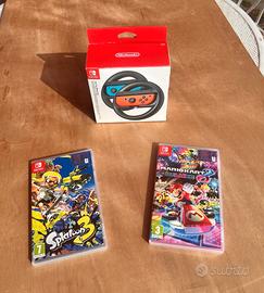 Videogiochi Nintendo  MarioKart e Joy-Con  Wheel