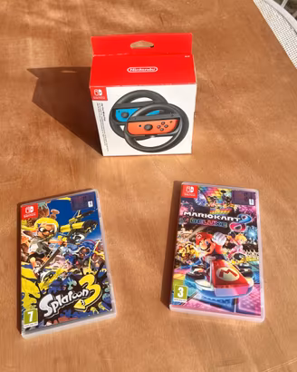 Videogiochi Nintendo  MarioKart e Joy-Con  Wheel